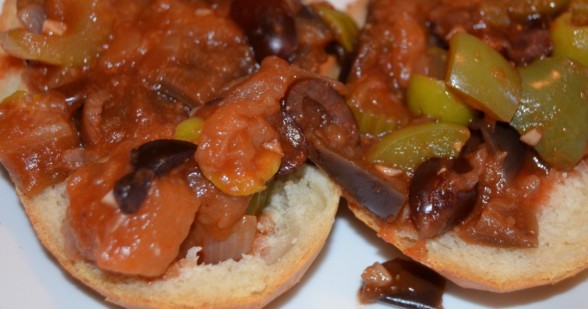 Vegan Eggplant Caponata Recipe