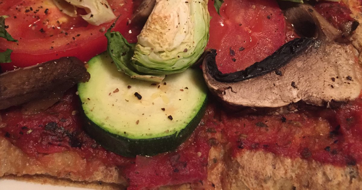 Vegan Cauliflower Pizza Crust